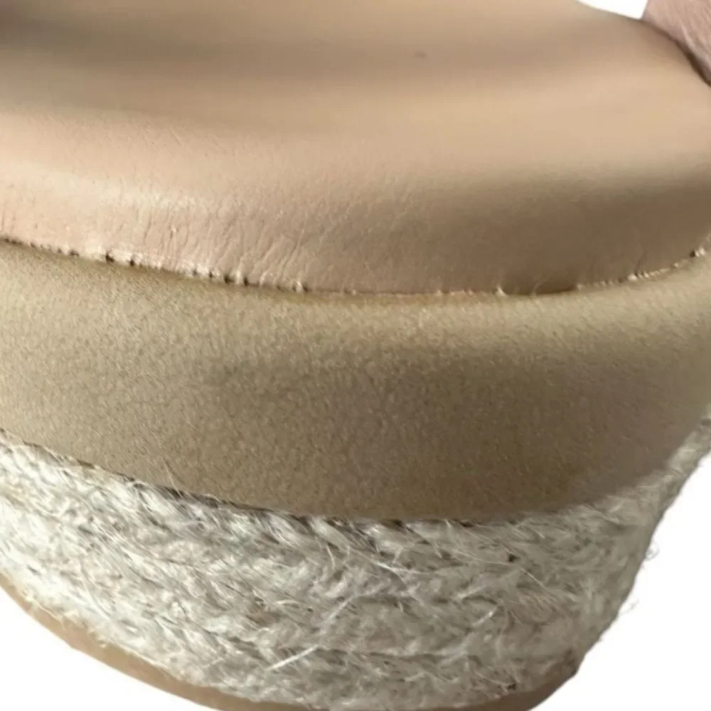 Michael Shannon Kira Tan Espadrille Platform Sandal 11